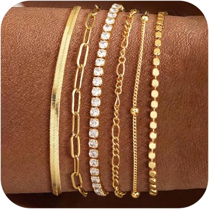 Stylish Waterproof Gold Bracelets