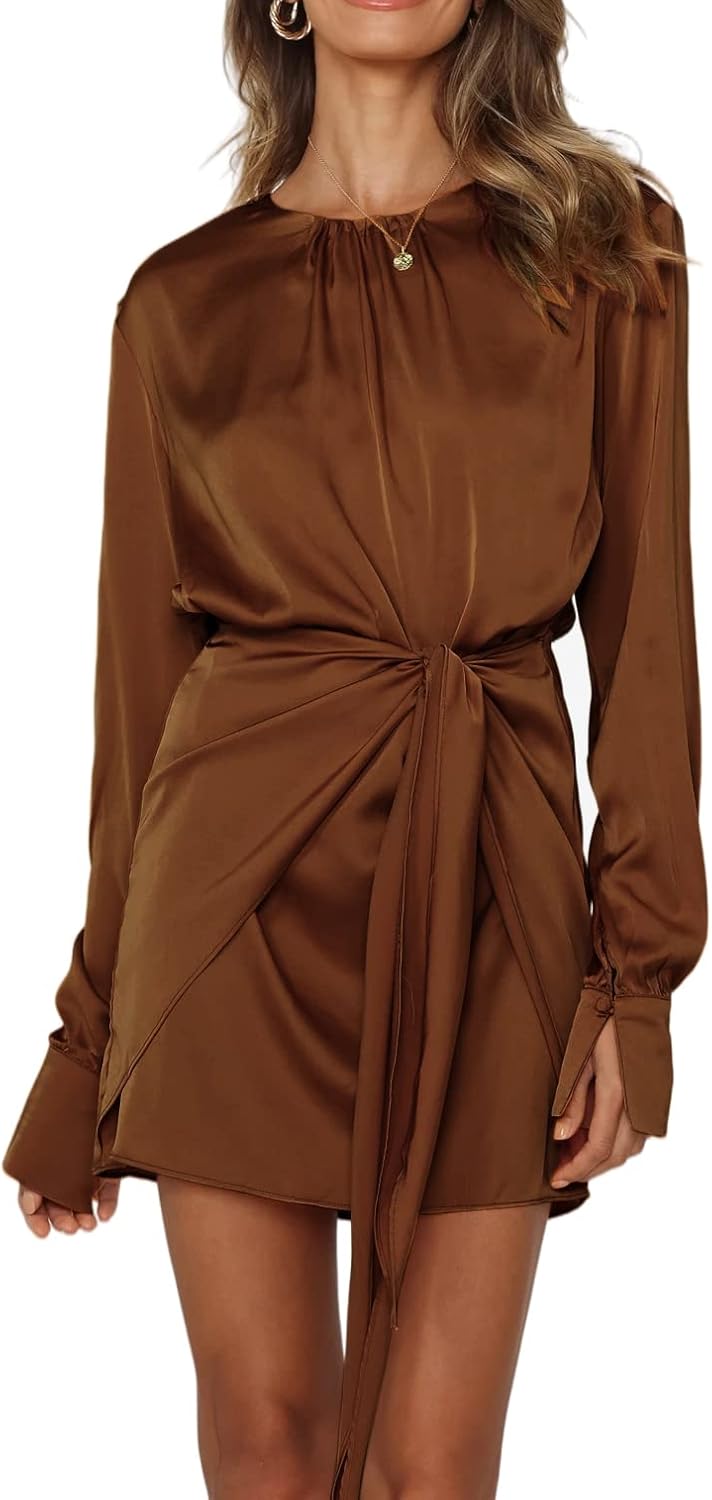 Stylish and Comfortable Women’s Satin Dress