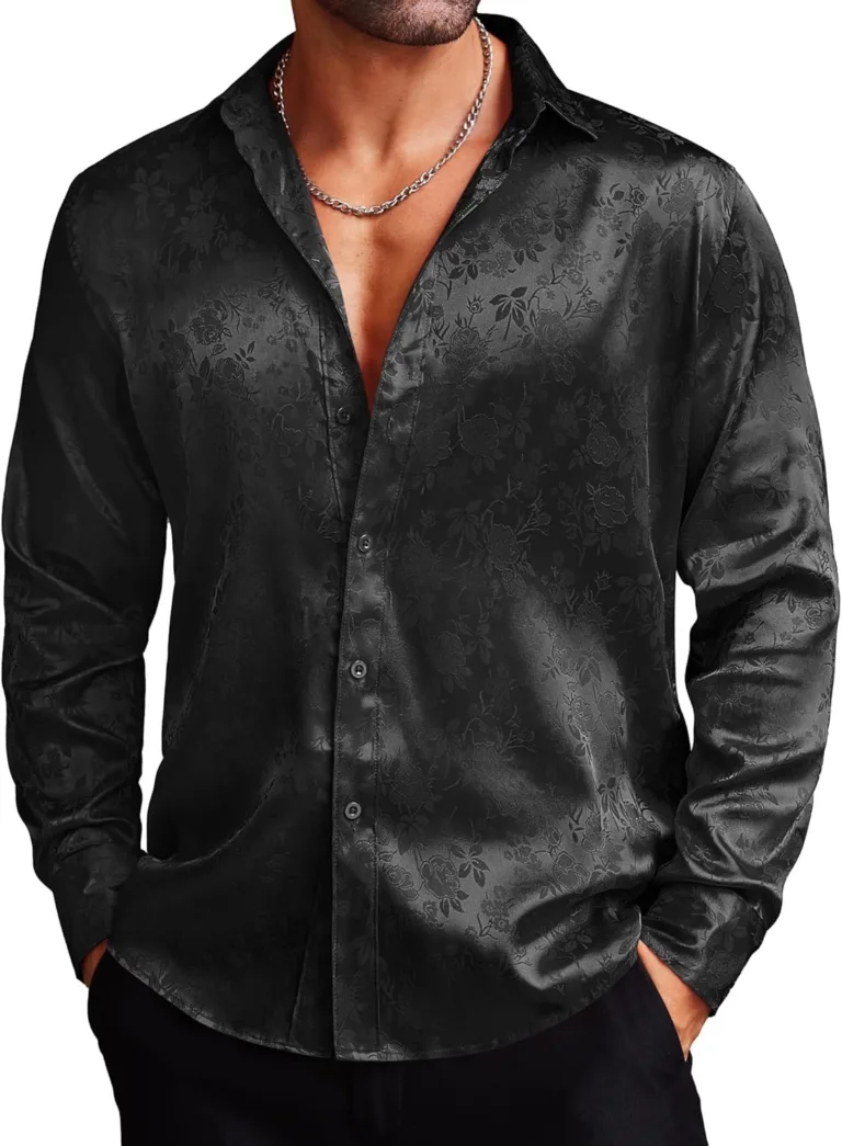 Stylish and Affordable Silk Satin Shirt