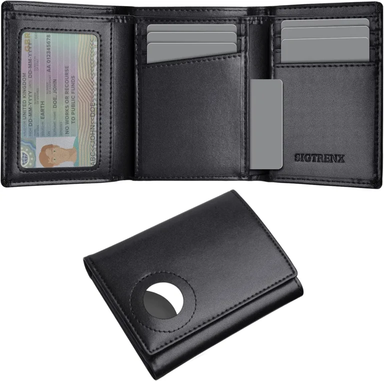 Trifold Leather Wallet for Men