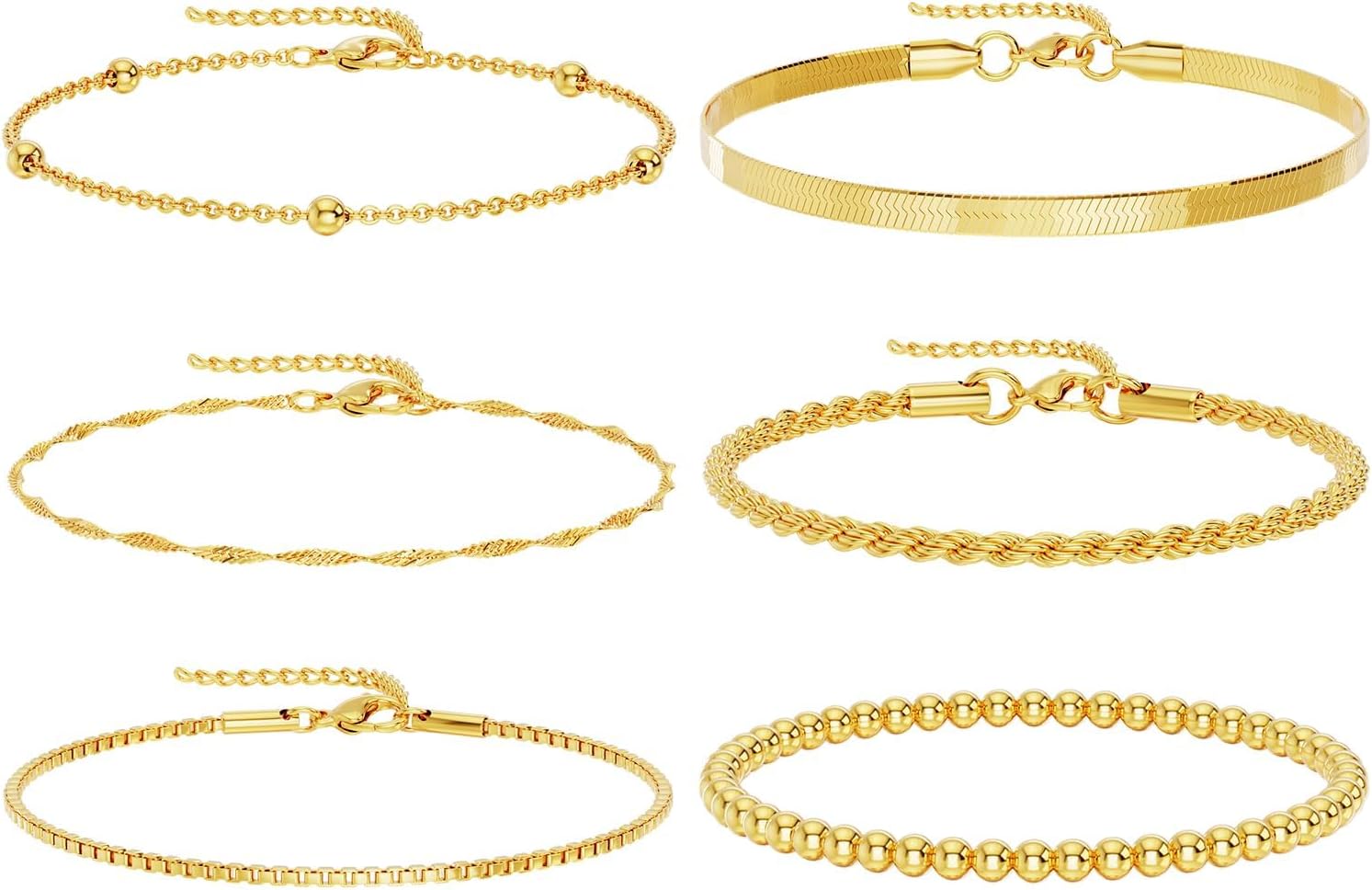 Stylish Gold Bracelets for Women